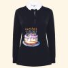 Women's long sleeve plain rugby shirt Thumbnail