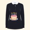 Women's long sleeve plain rugby shirt Thumbnail
