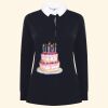 Women's long sleeve plain rugby shirt Thumbnail