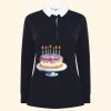 Women's long sleeve plain rugby shirt Thumbnail
